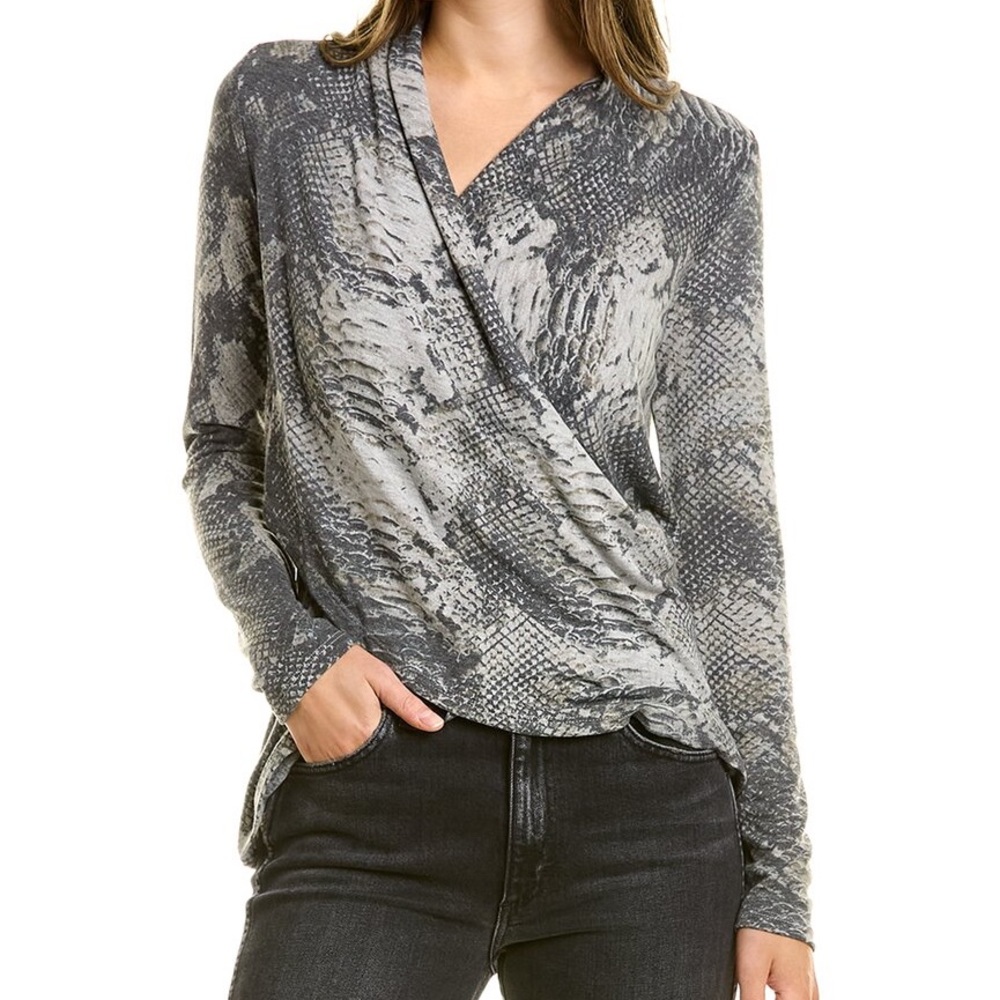 (AA4) 1.STATE Draped Top, Size‎ Small, NWT